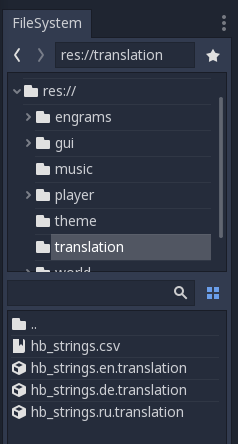 Godot localization import - localization in Godot 3