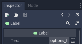 Type the ID into the text field - Localization in Godot 3
