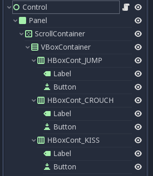 Godot 3 Key Bindings