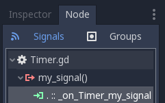 Select Signal and click disconnect