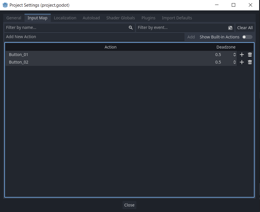 Custom Key Bindings in Godot 4