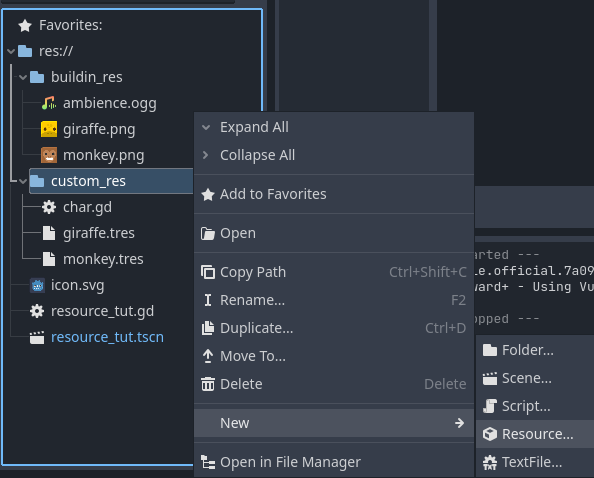 Resource System in Godot 4