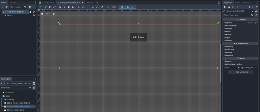 Scenes, Nodes and Scripts in Godot 4