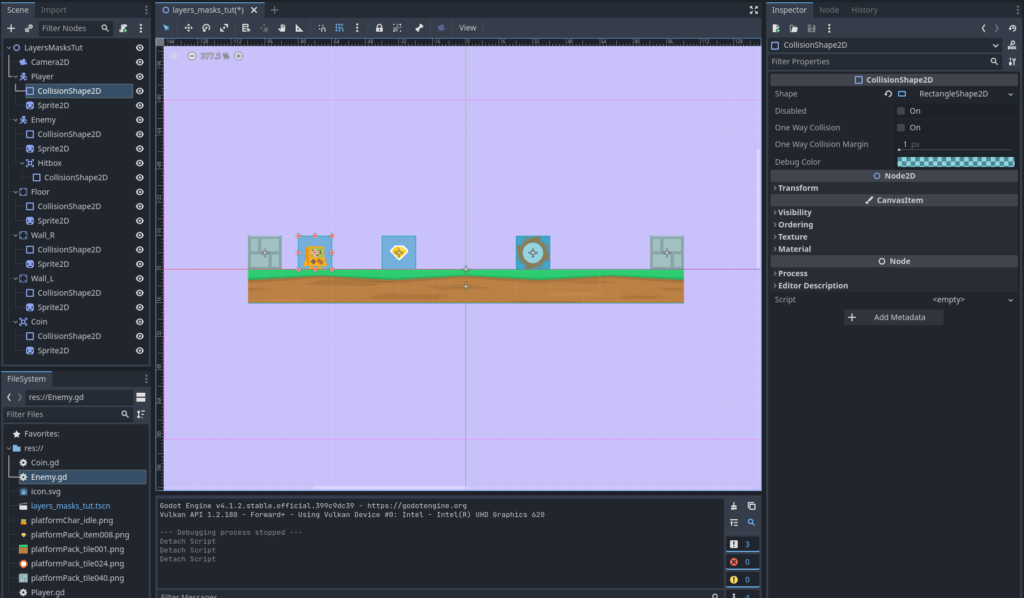 Layers and Masks in Godot 4